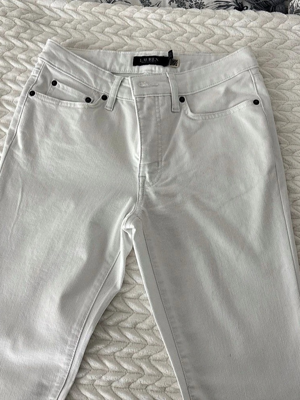 Ralph Lauren Straight Leg Jeans in White Like New